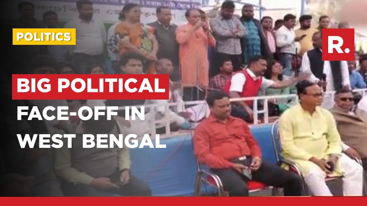 Bengal: TMC Stages Day-Long Protest Outside Nisith Pramanik's Residence, Claims BSF Shot Down Youth