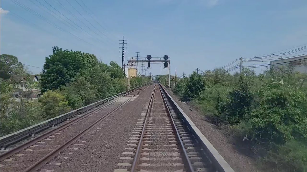 4K/60p: LIRR M3 Front Window Jamaica to Babylon (Express Run)