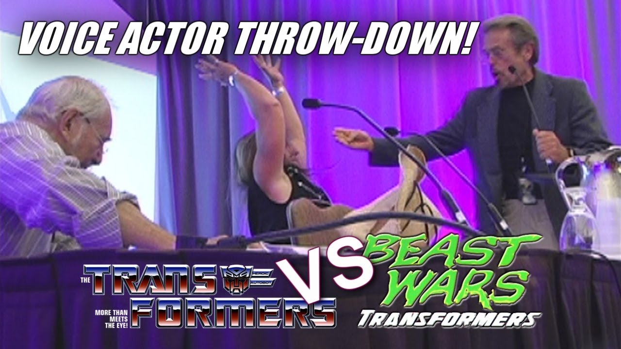 Transformers Voice Actor Throw-down! Beast Wars vs G1! Wally Burr, Scott McNeil & Neil Ross at TFcon