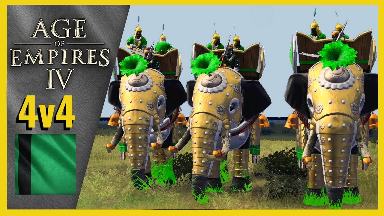Making an Elephant Army | Ranked 4v4 Delhi Sultanate #aoe4