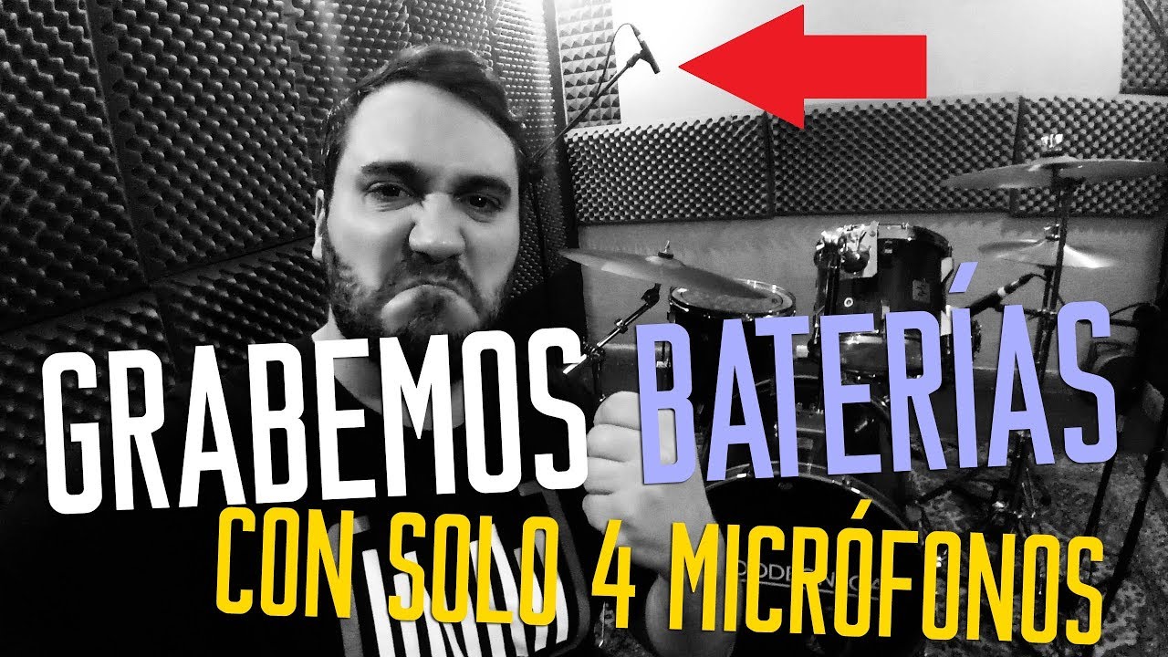 CÓMO GRABAR BATERÍAS CON SOLO 4 MICRÓFONOS ft. SALVADOR BUCOLO - HOME STUDIO ◄◄◄◄