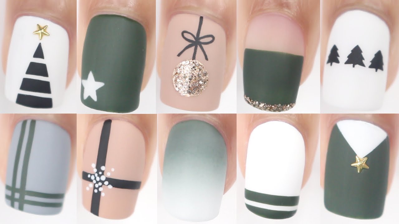 15 CHRISTMAS NAIL IDEAS | Christmas nail art compilation