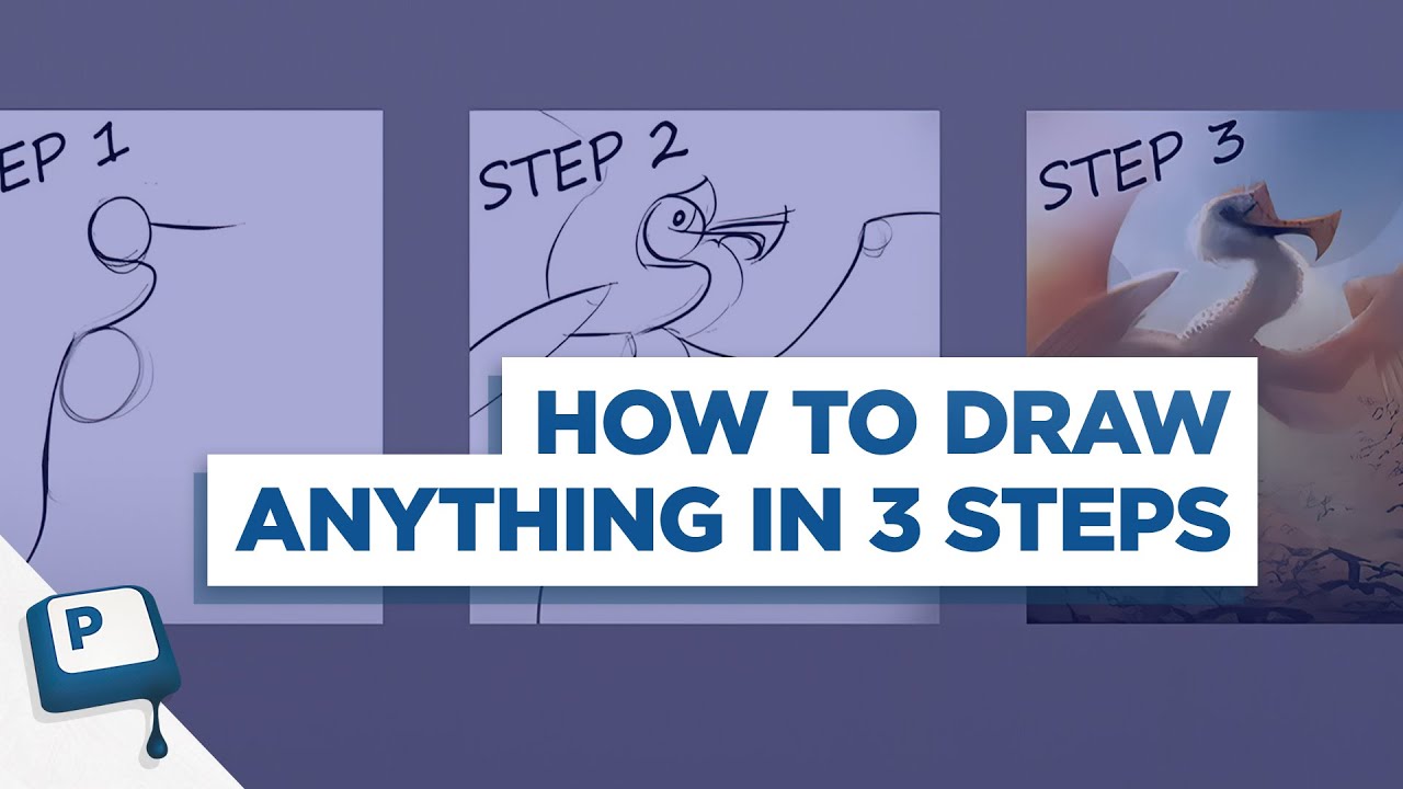How to draw (anything) in 3 steps