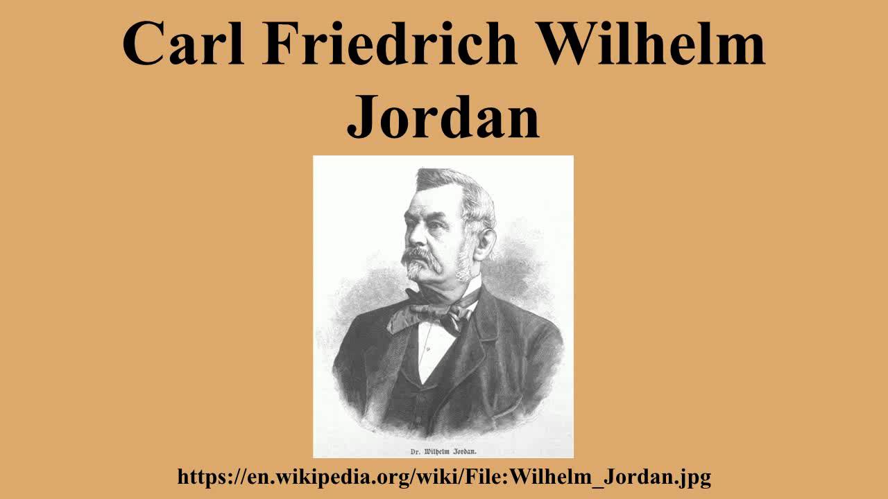 Carl Friedrich Wilhelm Jordan