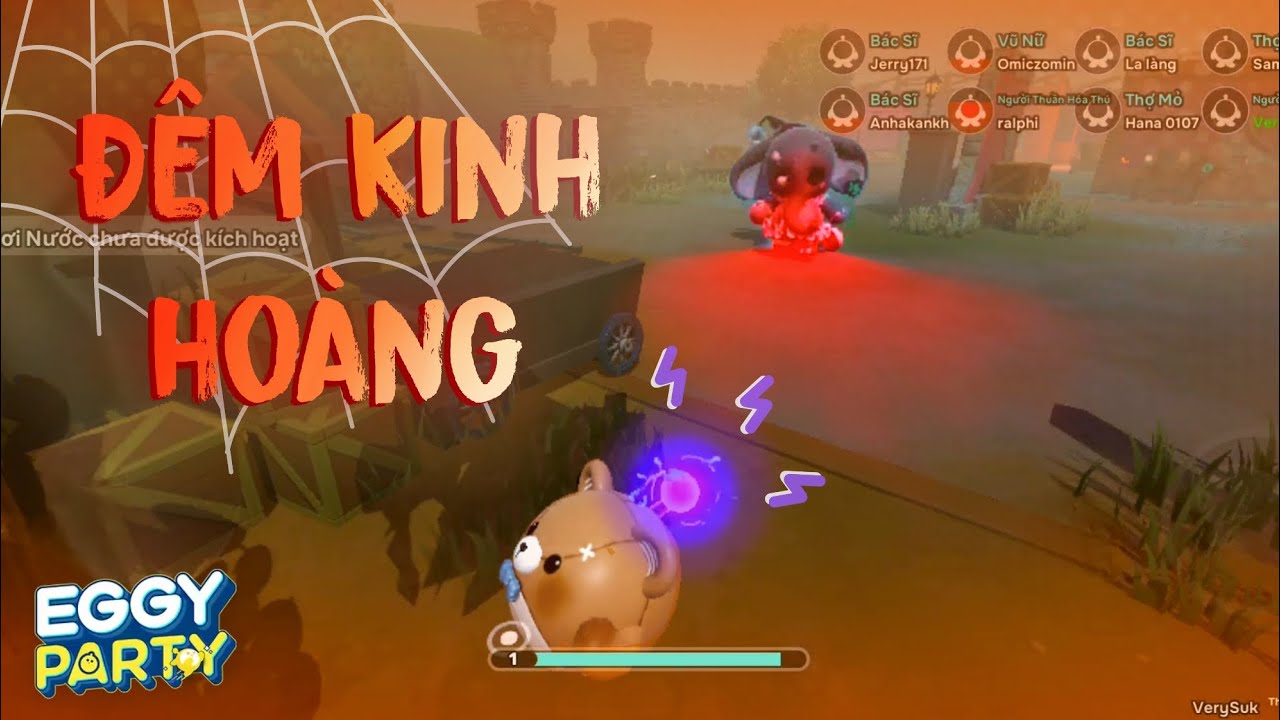 Eggy Party - Thoát Khỏi Đêm Kinh Hoàng Cùng VerySuk, Cố Gắng Hết Mình 🤒