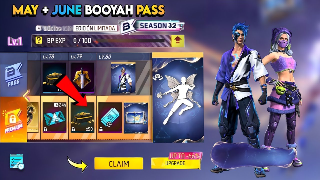 MAY BOOYAH PASS FREE FIRE 2026, MAY + JUNE BOOYAH PASS, NEXT BOOYAH PASS REVIEW, OB53 UPDATE FF