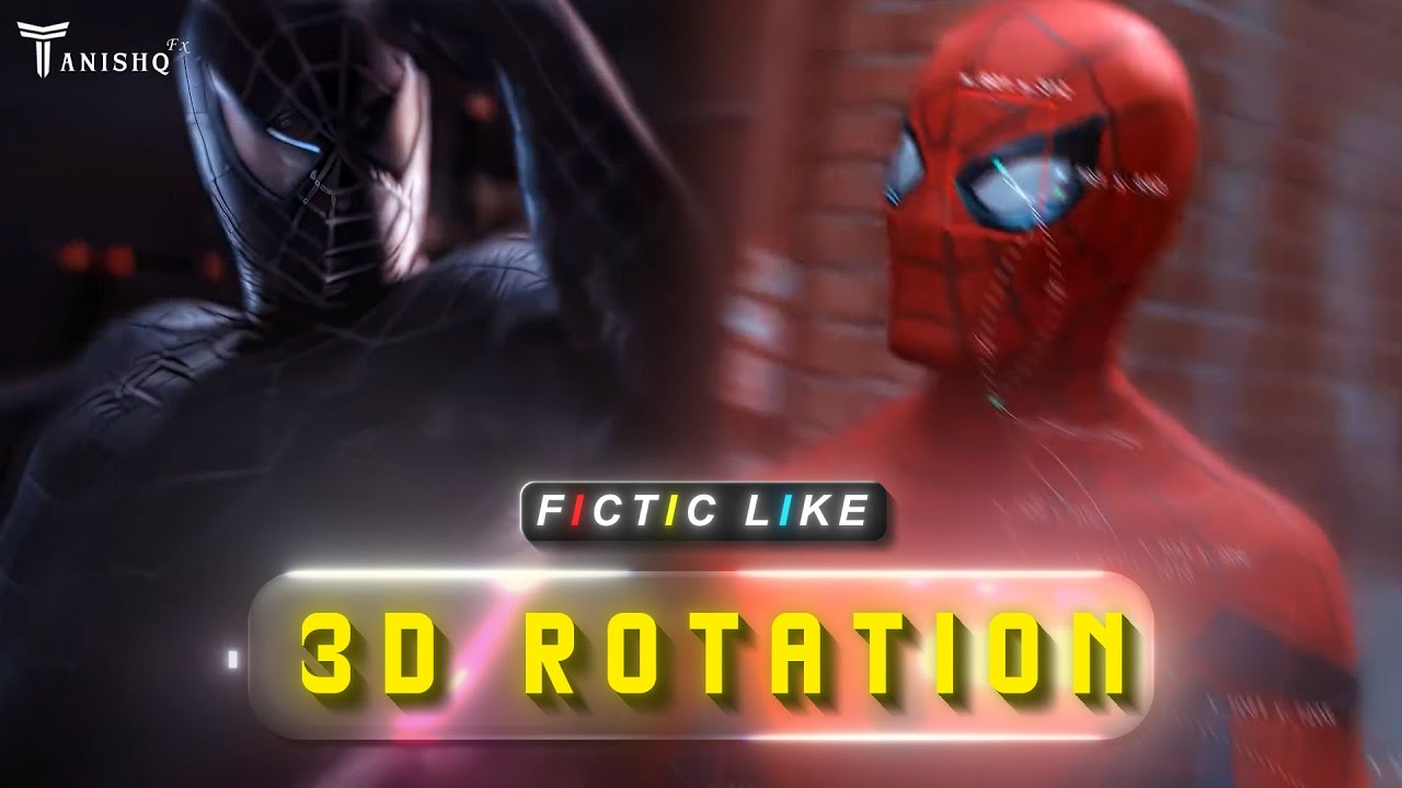 3d Character Rotation Like @fictic_editz in Alightmotion 💀