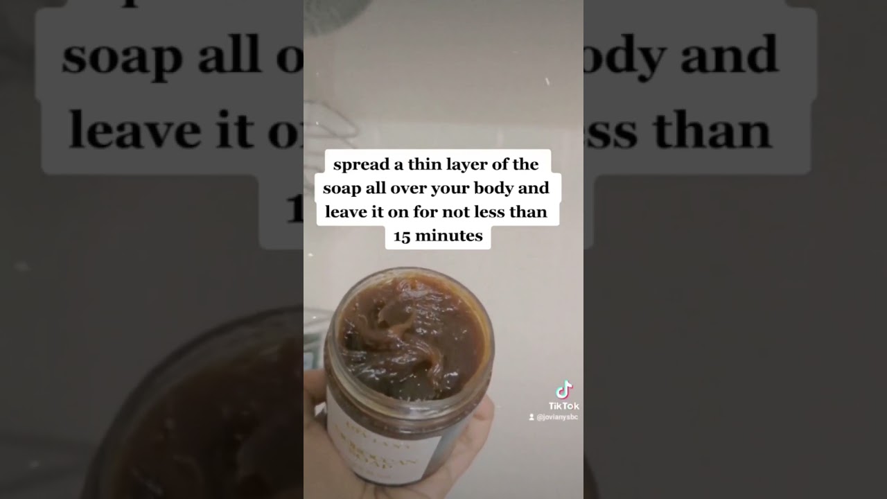 MOROCCAN BLACK Soap : How To Use For Skin Lightening