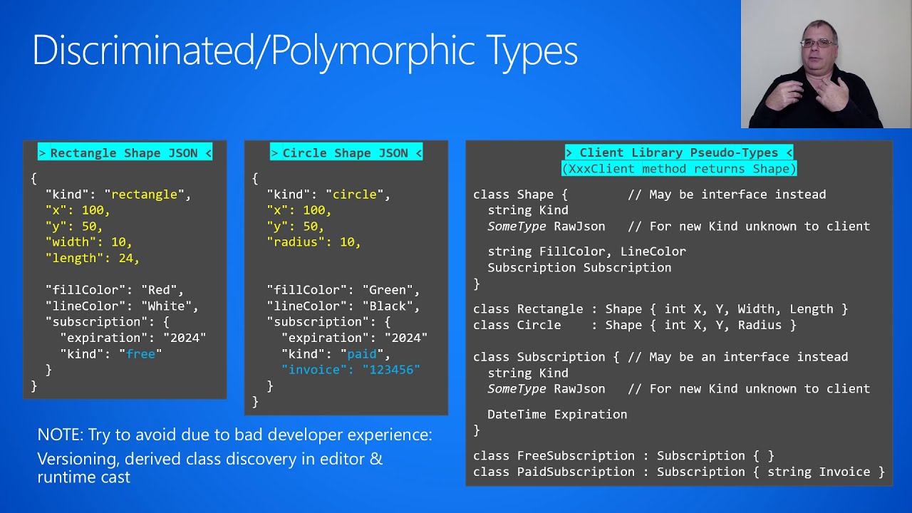 JSON, The Network Type System