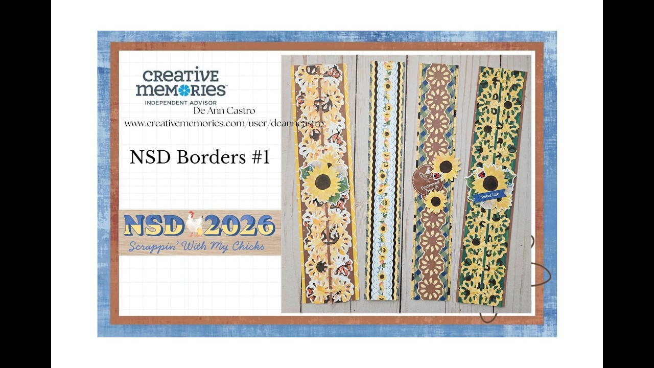 Introducing 2026 National Scrapbook Day Borders!