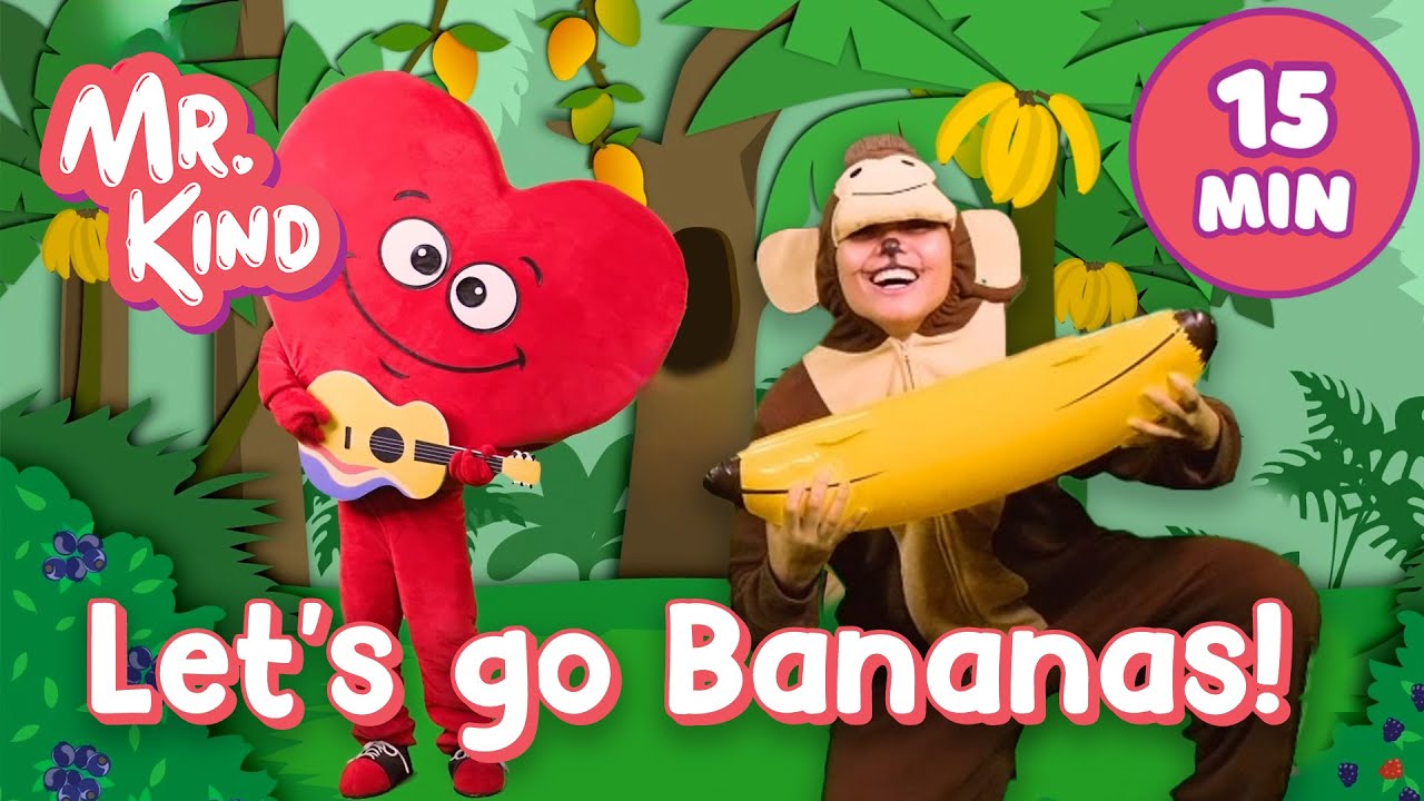 Fun Monkey Song for Kids | Learn & Dance with Mr. Kind