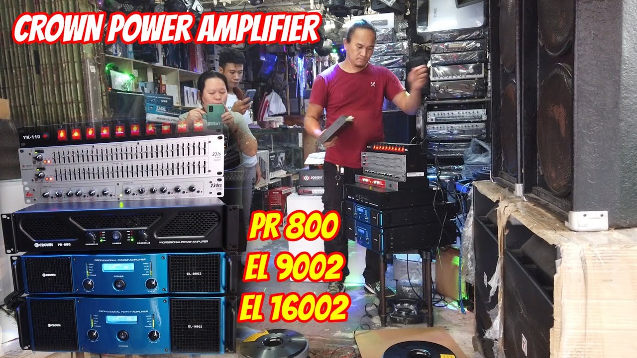 CROWN POWER AMPLIFIER 