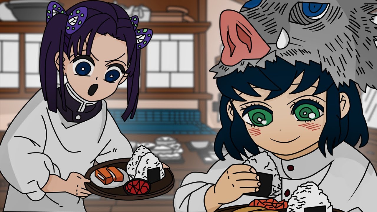 ИНОСКЕ КРАДЕТ ЕДУ У АОЙ АНИМАЦИЯ / МАНГА КЛИНОК РАССЕКАЮЩИЙ ДЕМОНОВ