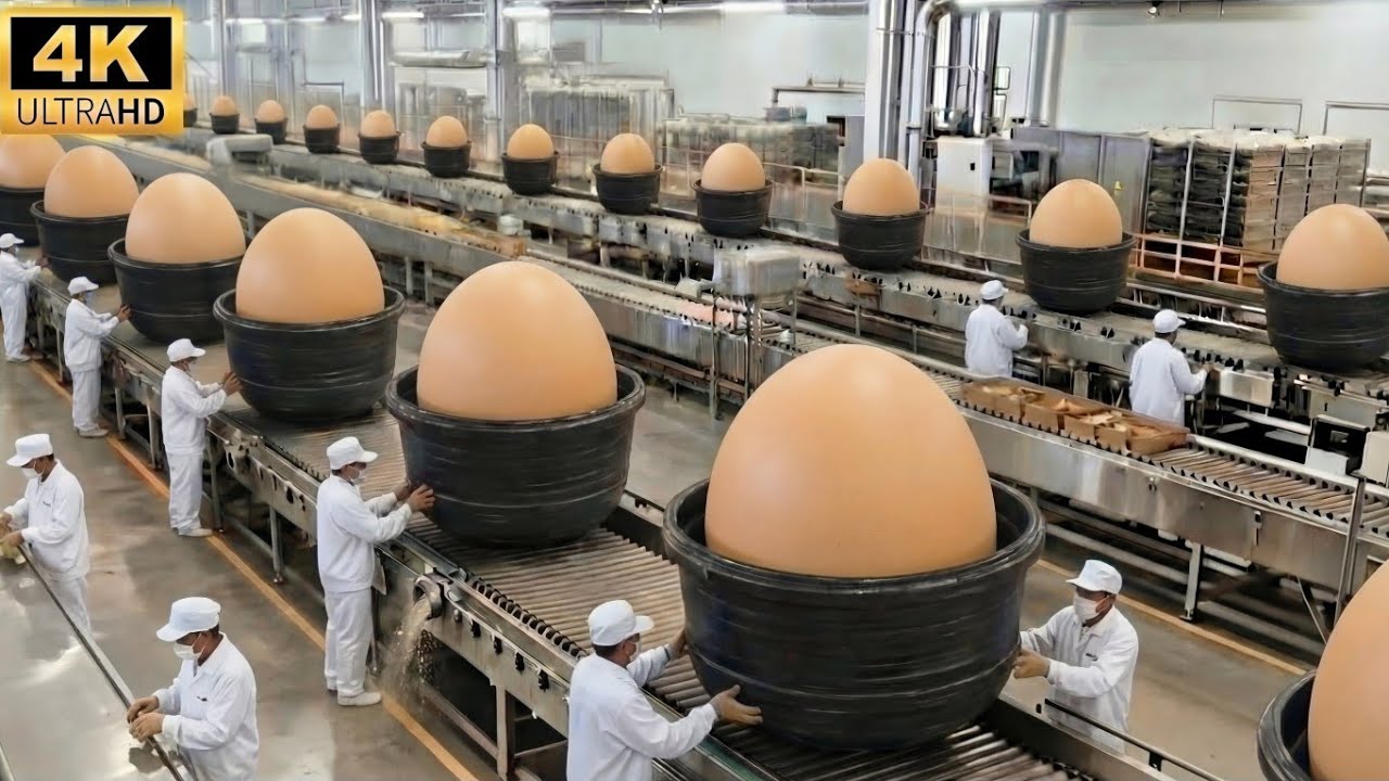 Inside the Chicken Egg Factory Egg White Protein Powder Production (Full Industrial Process)