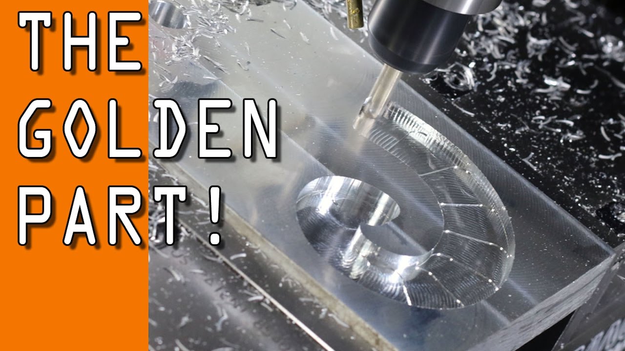 Window Machining the Golden Part!   WW145