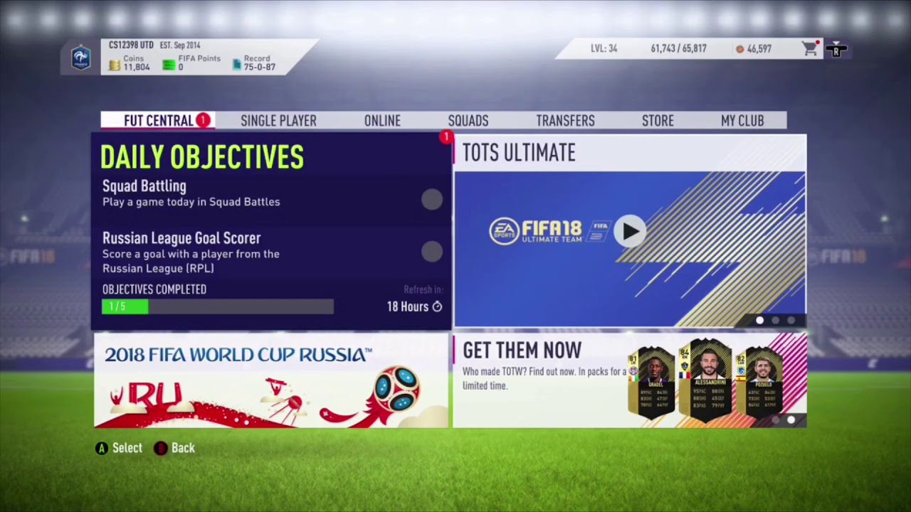 FIFA 18 - Market Crash 100K Squad Builder