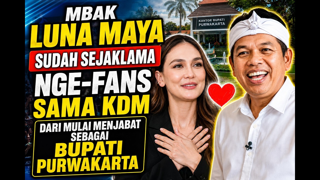 Luna Maya sudah lama nge-fans sama Kang Dedi Mulyadi