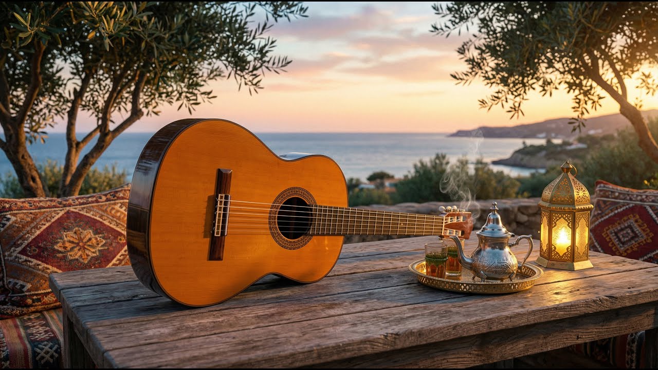 Close Your Eyes and Find Peace | Spanish Flamenco Guitar & Arabic Oud Relaxing Fusion