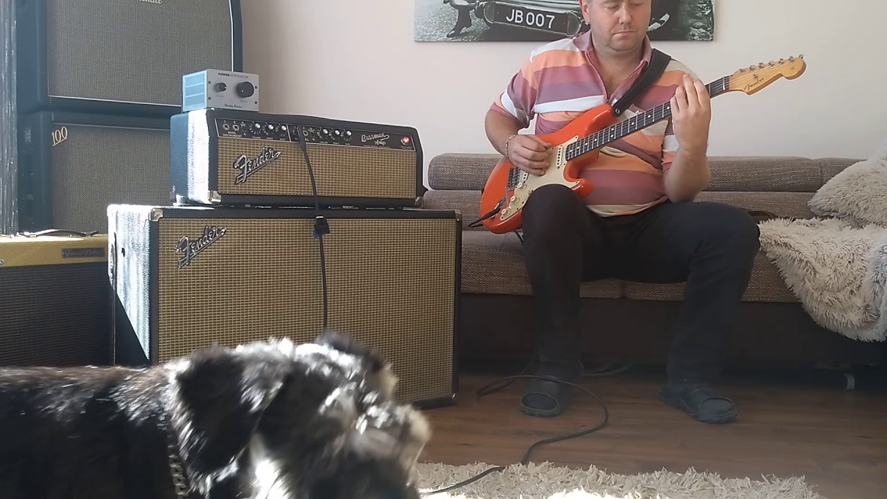 Fender Bassman Blackface AA165 1966r + Strat