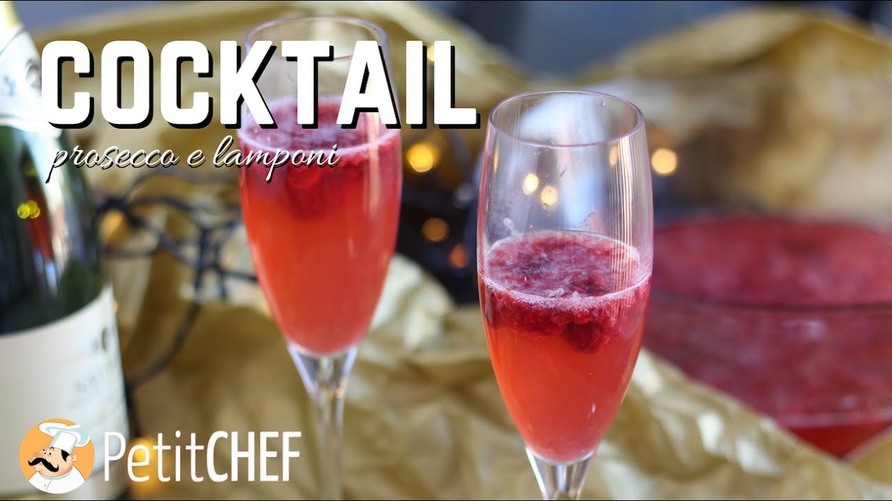 Aperitivo per le feste - Cocktail prosecco ai lamponi