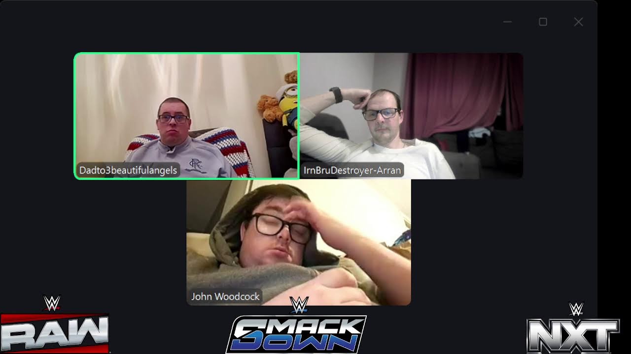Live with Arran John  and Alex Chatting all things WWE