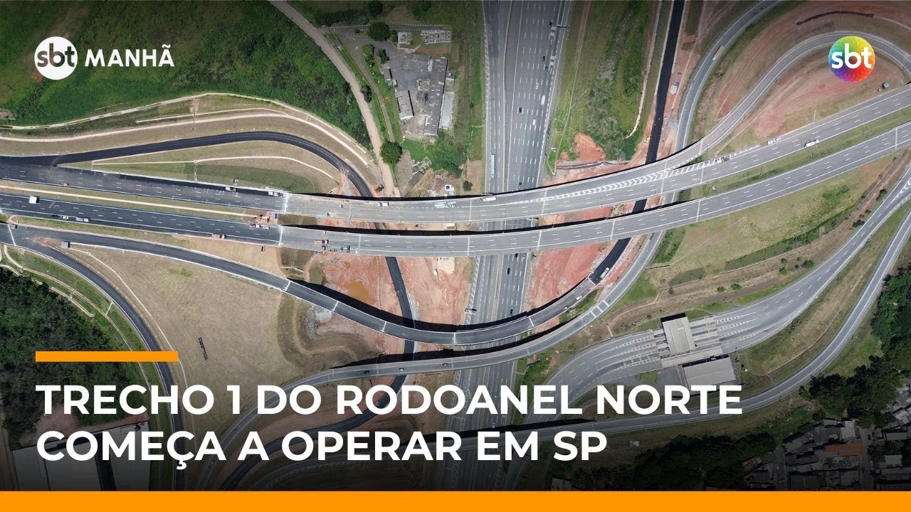 Primeiro trecho do Rodoanel Norte come&ccedil;a a operar em SP | #SBTManh&atilde;