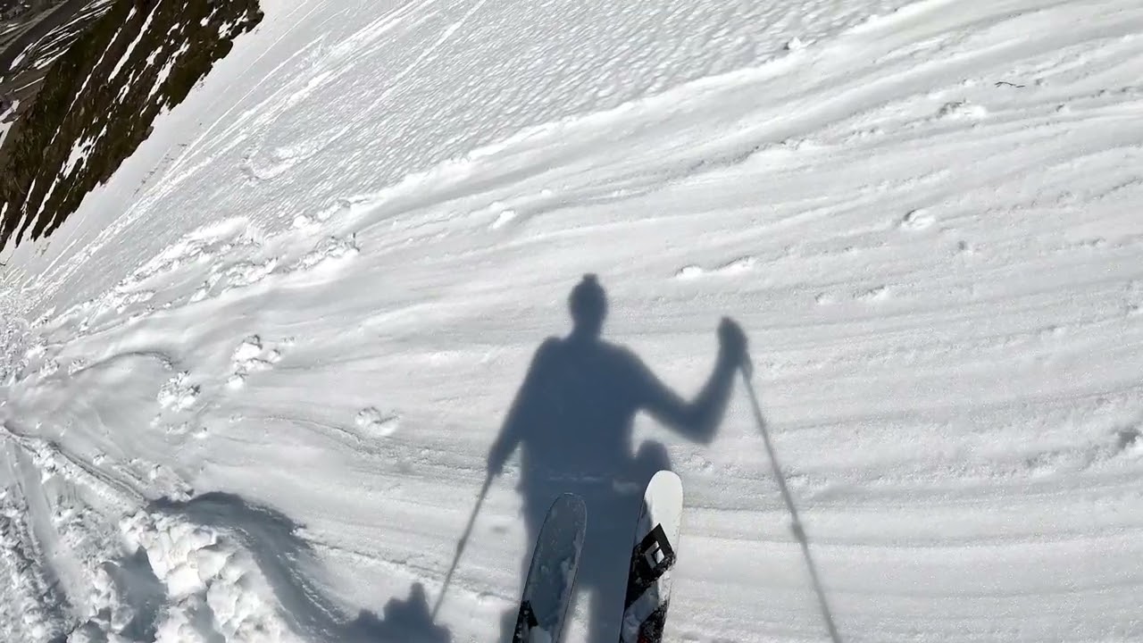 Summer ski tour and micro-avalanche (2) first of May 2025