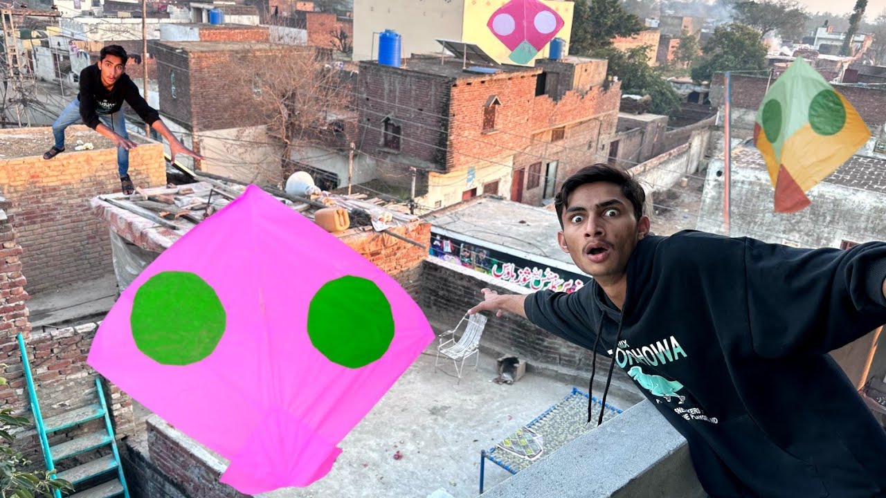 Kite Caught With Trees New Trick| Challenge
