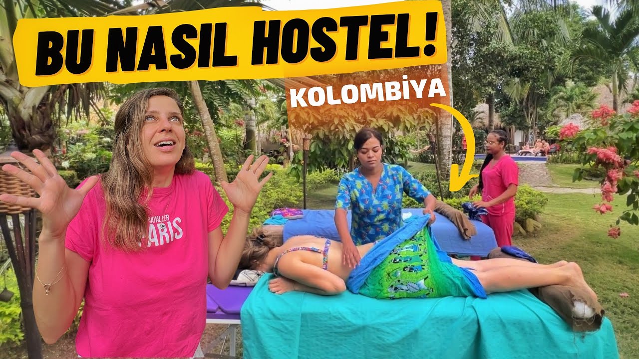 Kolombiya'nın HİPPİ Köyünde HOSTEL Tatili Yaptım!