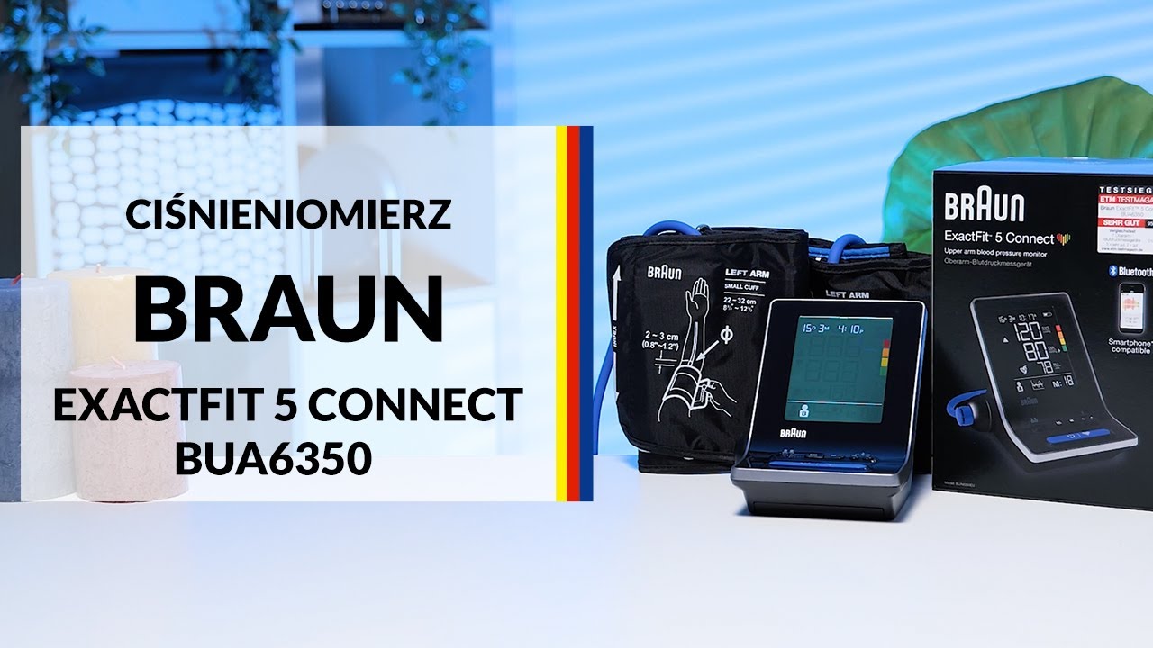 Ciśnieniomierz Braun ExactFIT 5 Connect BUA6350 – dane techniczne – RTV EURO AGD
