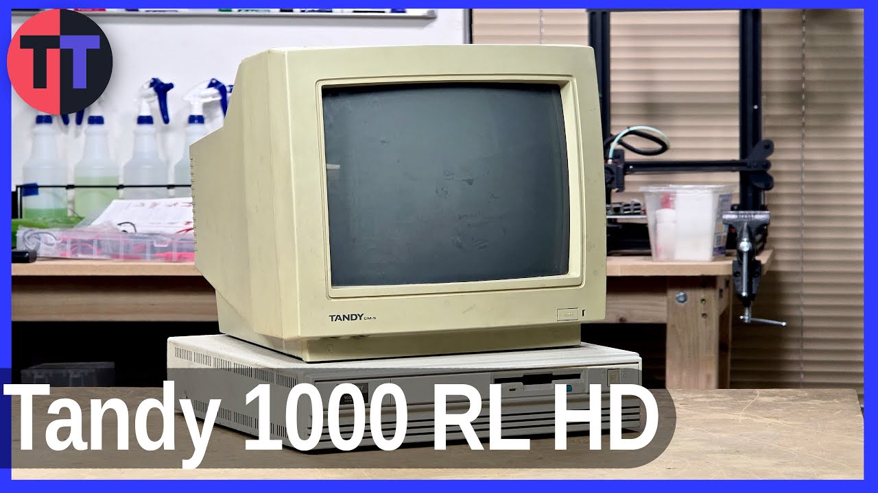 First Look: Tandy 1000 RL Hard Drive -Pt2
