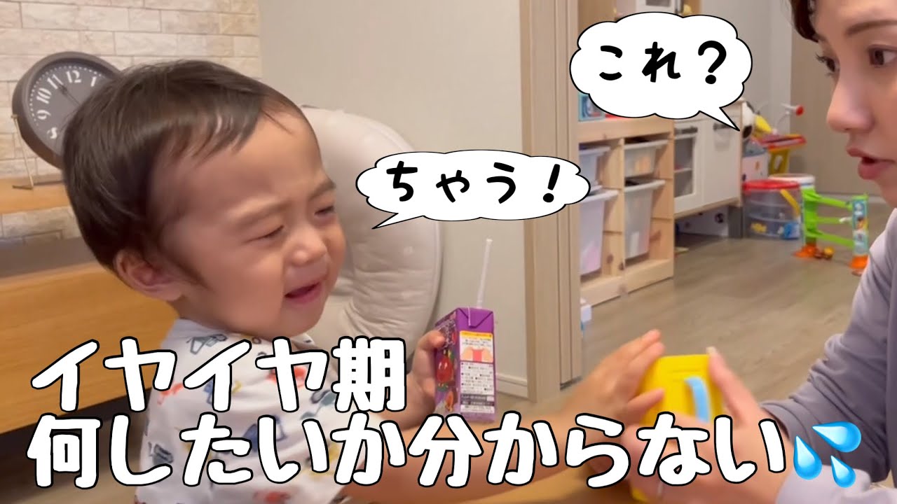 【2歳1ヶ月】ママにも分からない2歳児の気持ち【イヤイヤ期】