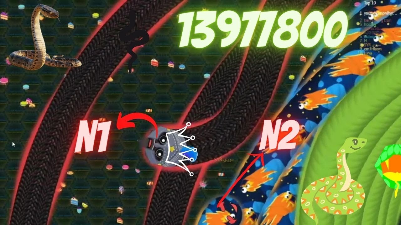 WORMATE İO WORLD RECORD -DÜNYA REKORU -YILAN OYUNU 2022