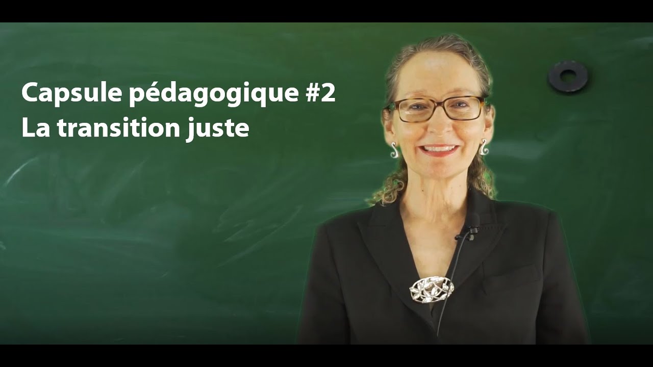 Capsule pédagogique #2 - La transition juste
