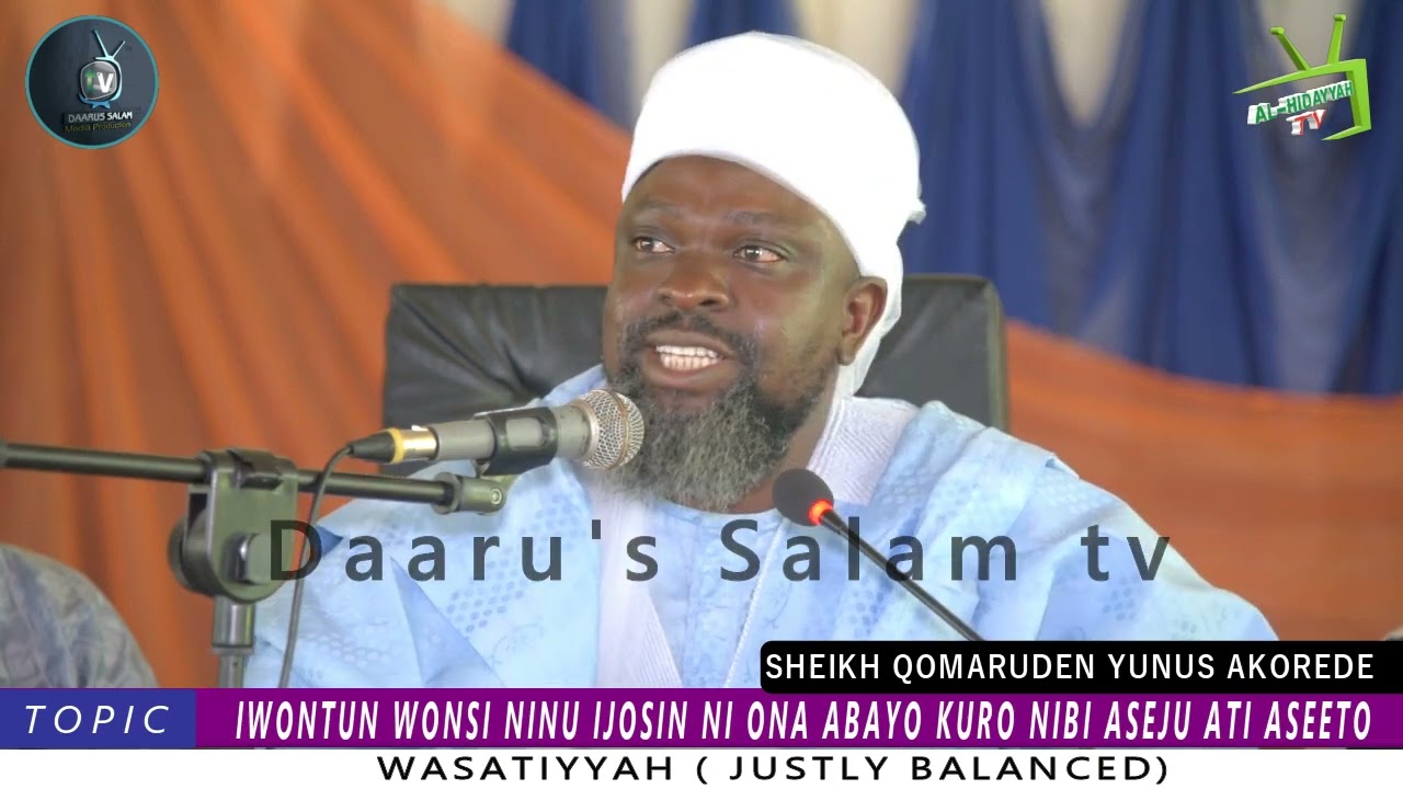 AL-WASATIYYAH JUSTLY BALANCE || ASH-SHAYKH QOMARUDEN YUNUS AKOREDE HAFIZOHULLOH