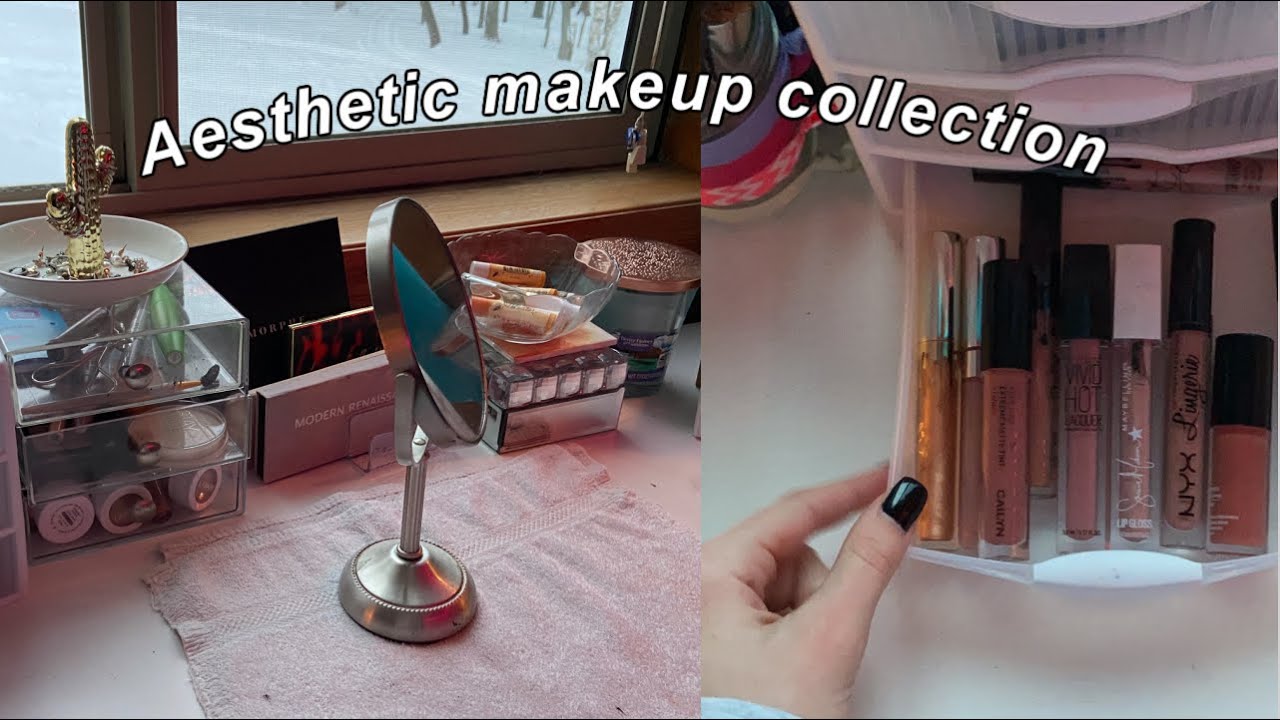 my small makeup collection | minimal + aesthetic