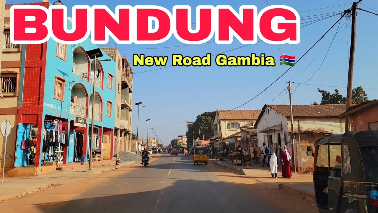 Gambia's New Bundung Road | Development & Traffic Rush Serrekunda Market to Nusrat Junction Africa