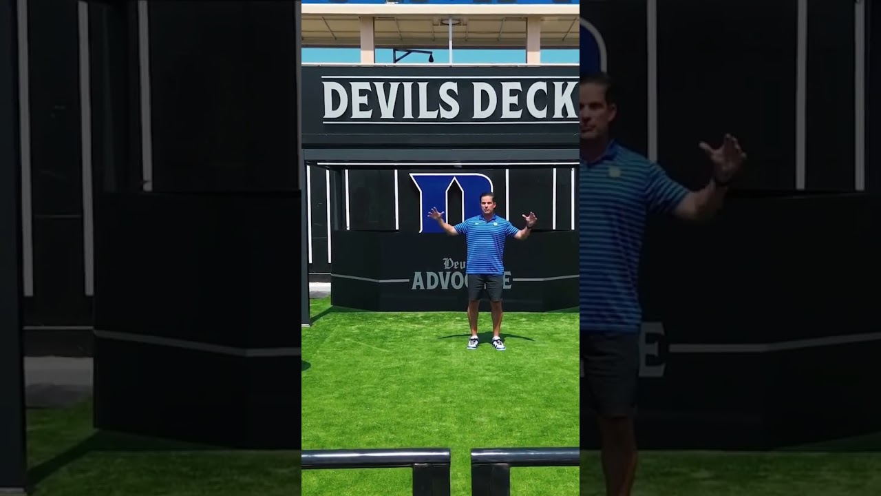 Mountain Productions 'Devils Deck' Installation at Brooks Field at Wallace Wade Stadium!