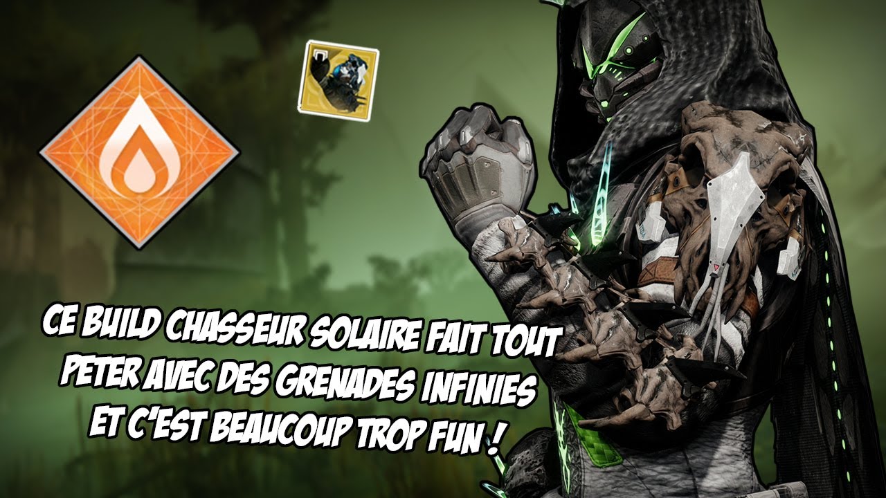 Destiny 2 - CE BUILD CHASSEUR FAIT TOUT PÉTER À COUP DE GRENADES INFINIES ! (Échine d'Ahamkara)