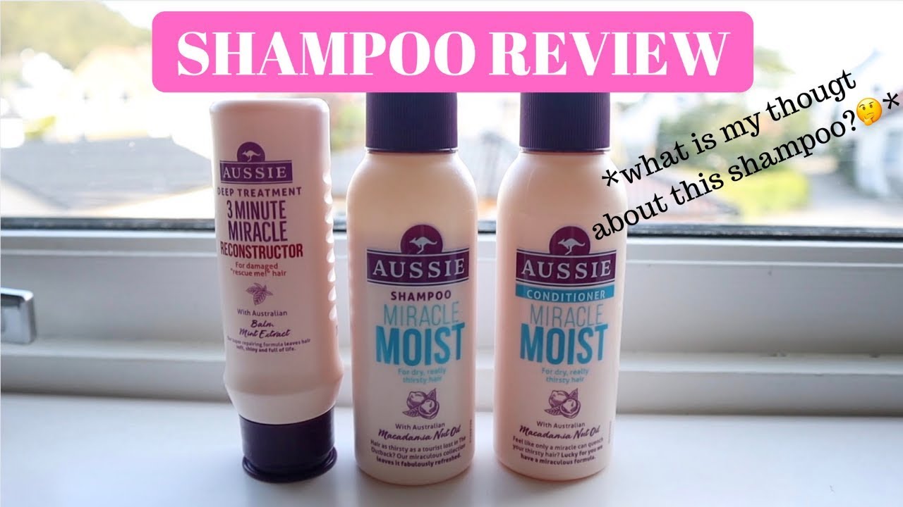 SHAMPOO REVIEW | AUSSIE MIRCALE MOIST | VICTORIA MABLE