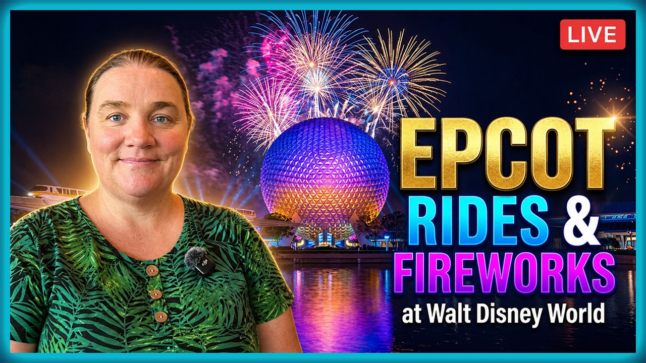 🔴 LIVE: EPCOT Rides & Fireworks at Walt Disney World