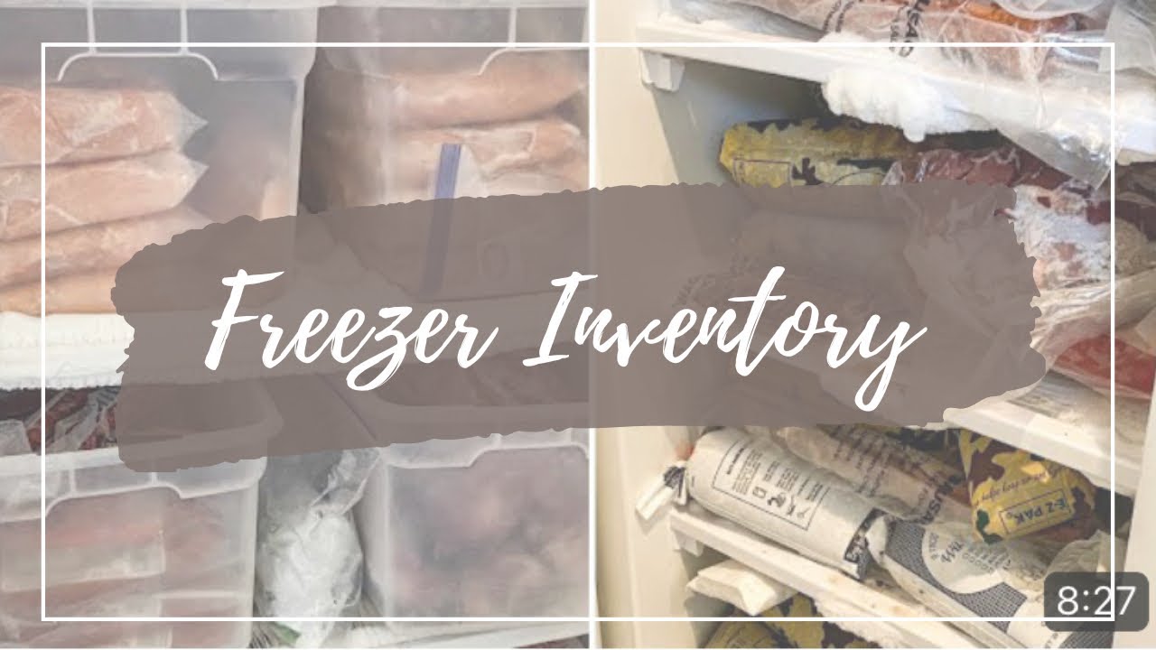 Freezer Tour and Meal Planning | Large Family Dinners