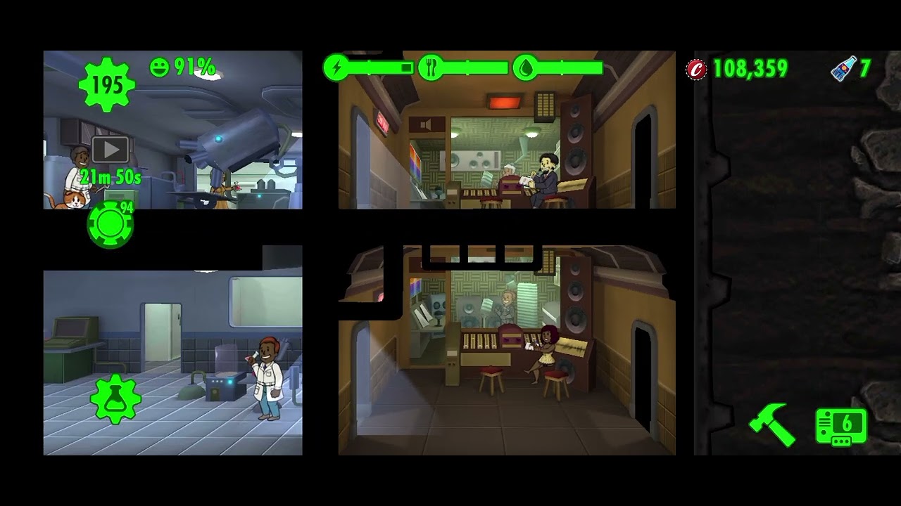 Fallout Shelter - Perfect Vault Layout