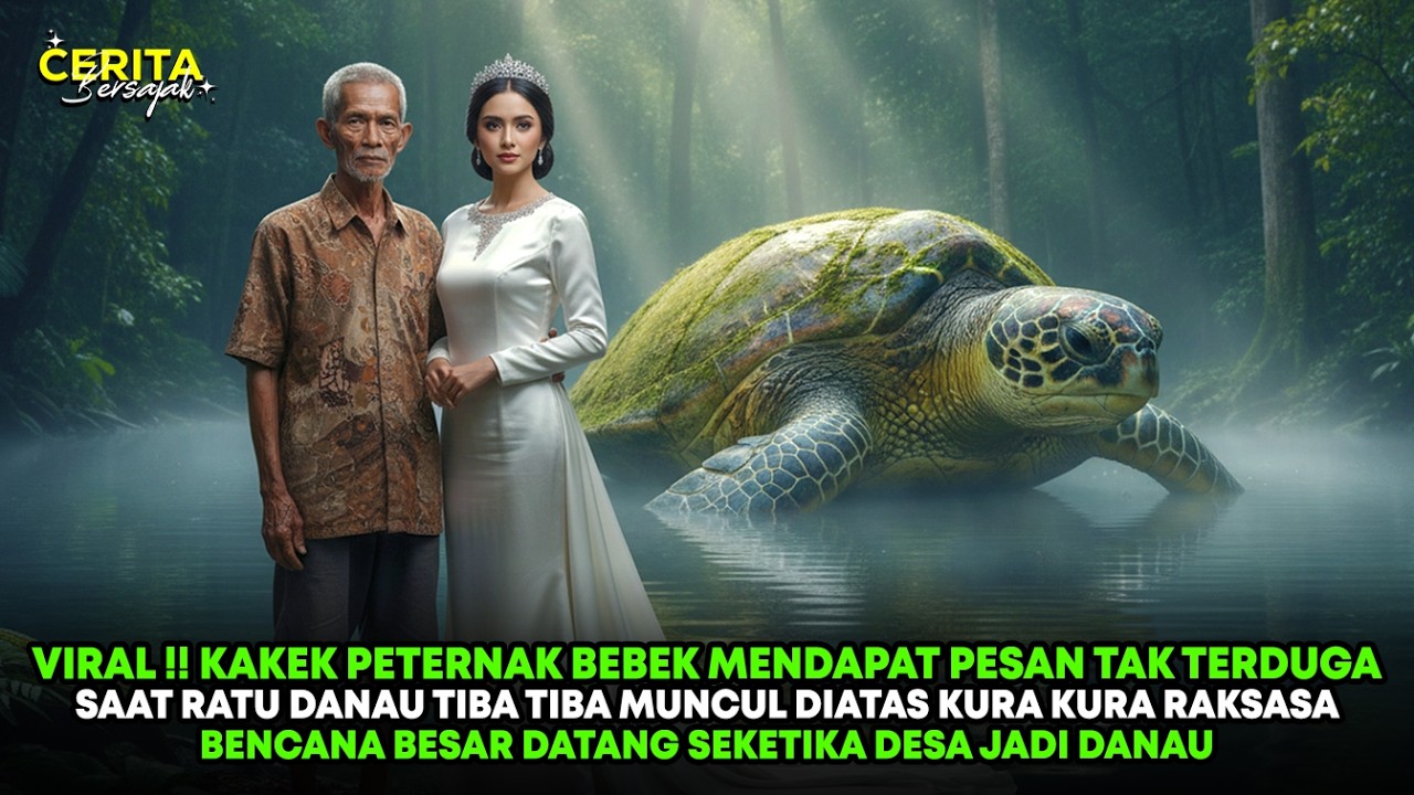 VIRAL !! SELURUH DESA JADI DANAU, KETIKA WARGA DESA HIRAUKAN KAKEK YANG DAPAT PESAN DARI RATU DANAU