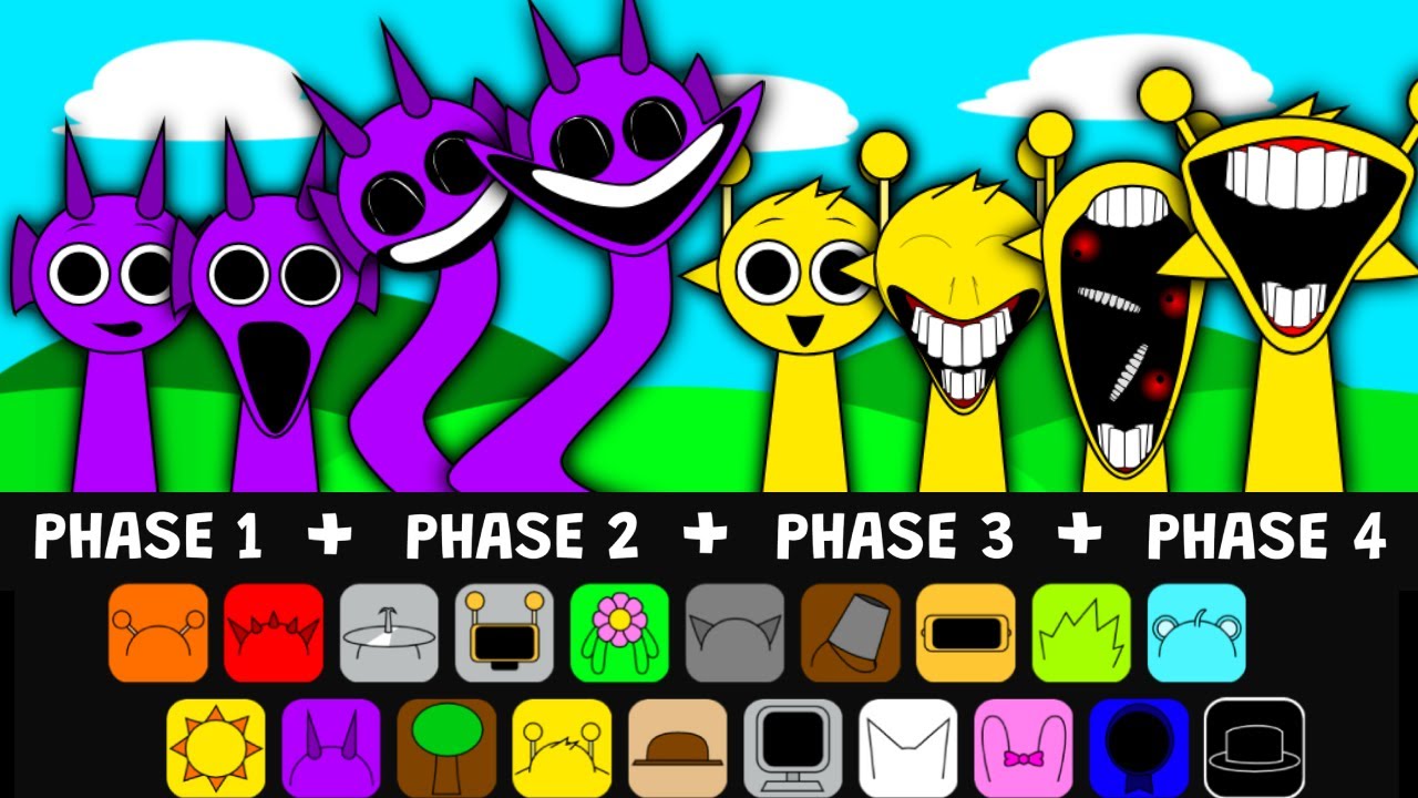 Sprunki Phase 1 + Phase 2 + Phase 3 + Phase 4 | DAYLIGHT Version