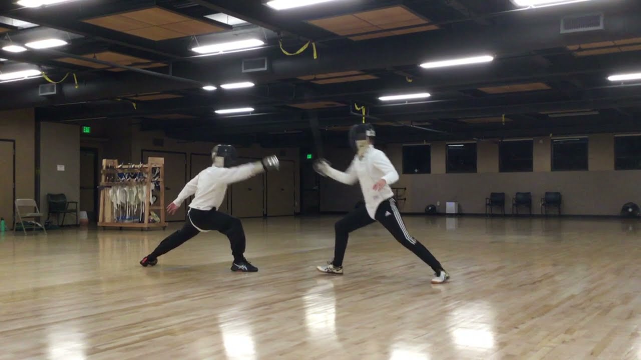 Fencing - Saber Bout - Dylan and Sulaiman - October 2021