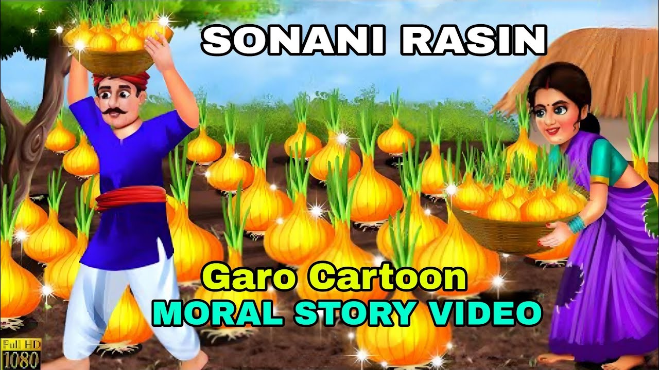 Magic Golden Onion || New Garo cartoon video 2025