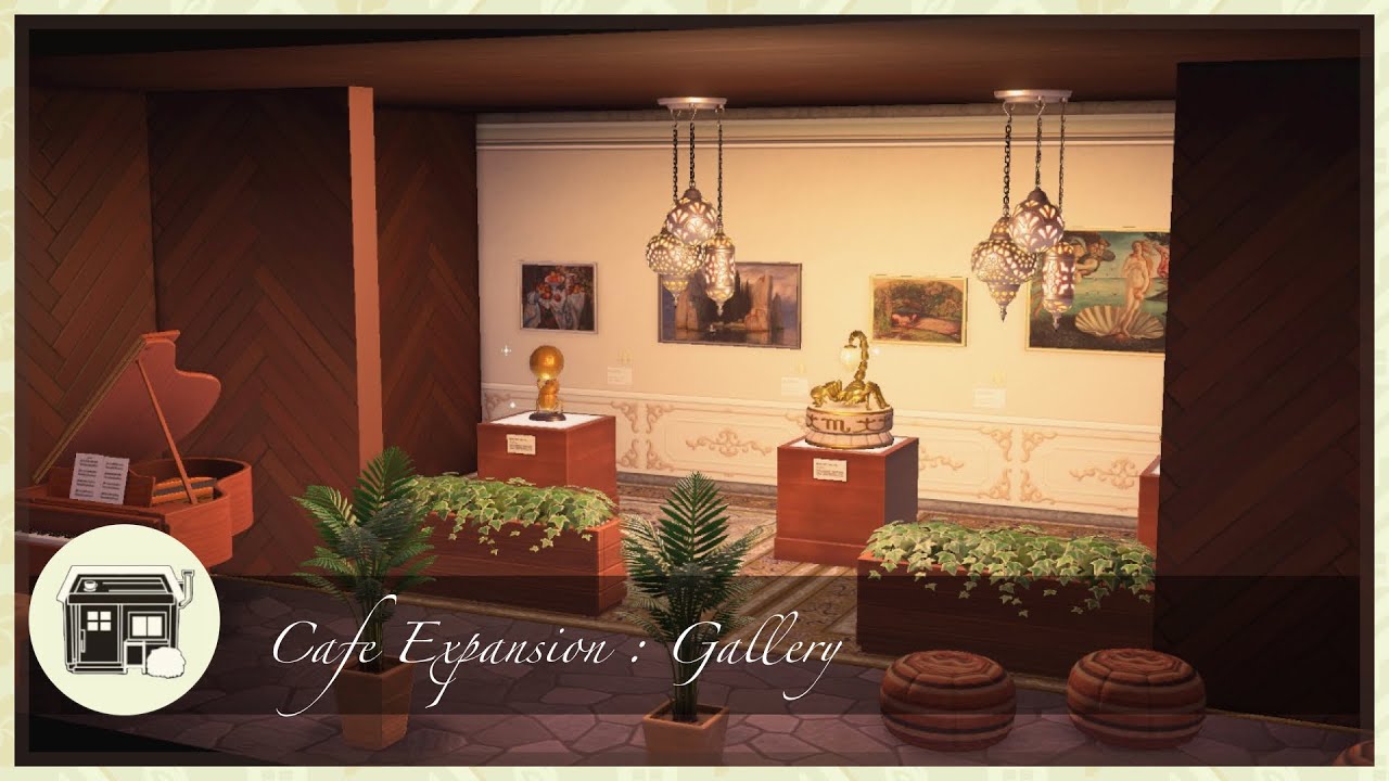 ACNH HHP | Café Expansion : Gallery | 카페 증축 : 갤러리 | カフェ