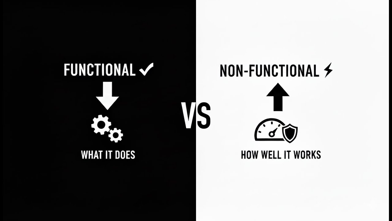 Functional vs Non-Functional Requirements Explained with Examples | System Design Basics
