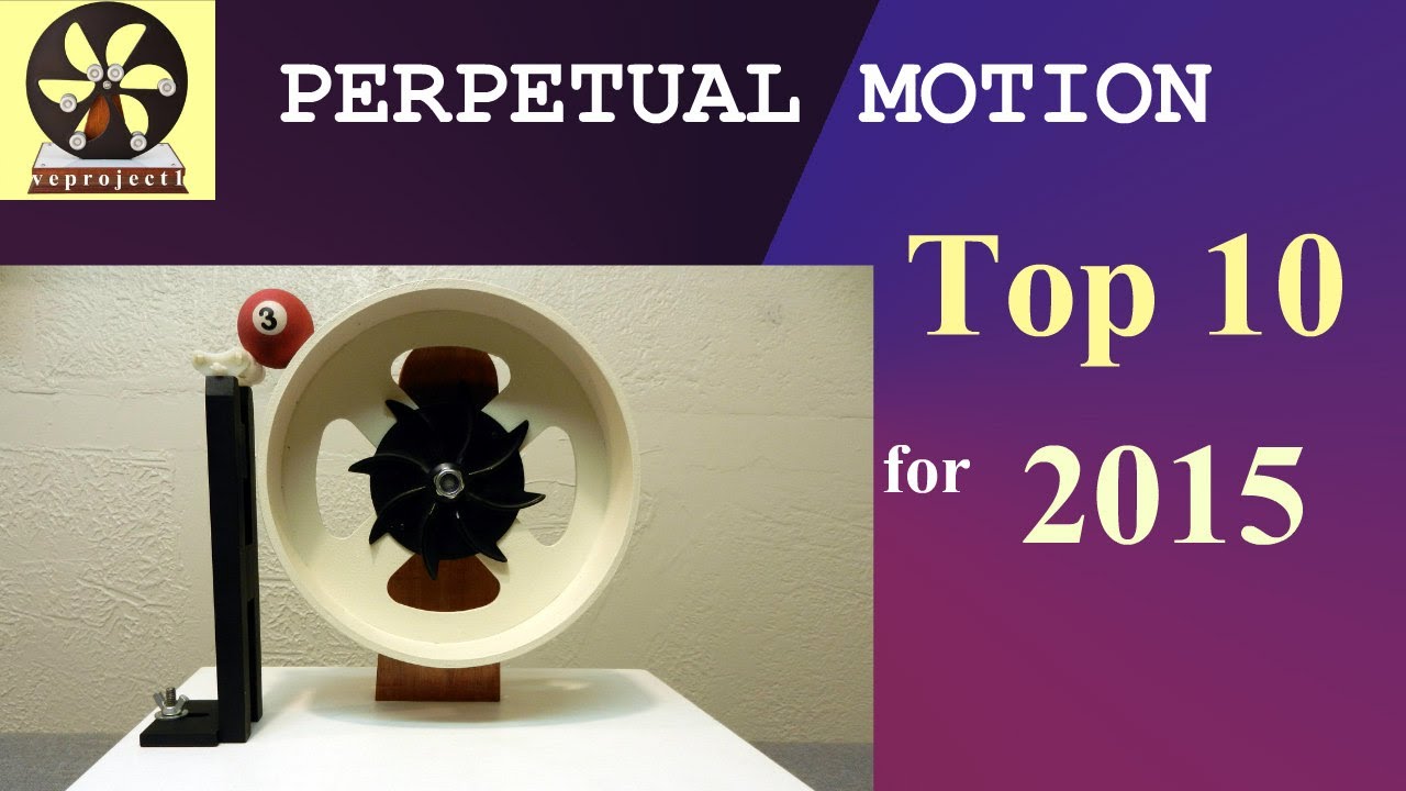 10 najlepszych maszyn perpetuum mobile w 2015 roku